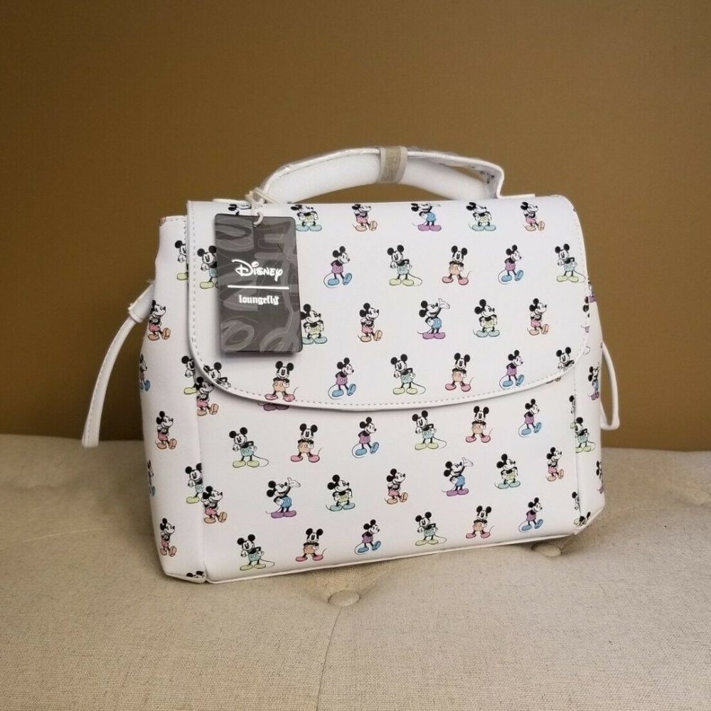 Disney Rainbow Mickey Mouse Pastel Handbag… - Picture 12 of 12